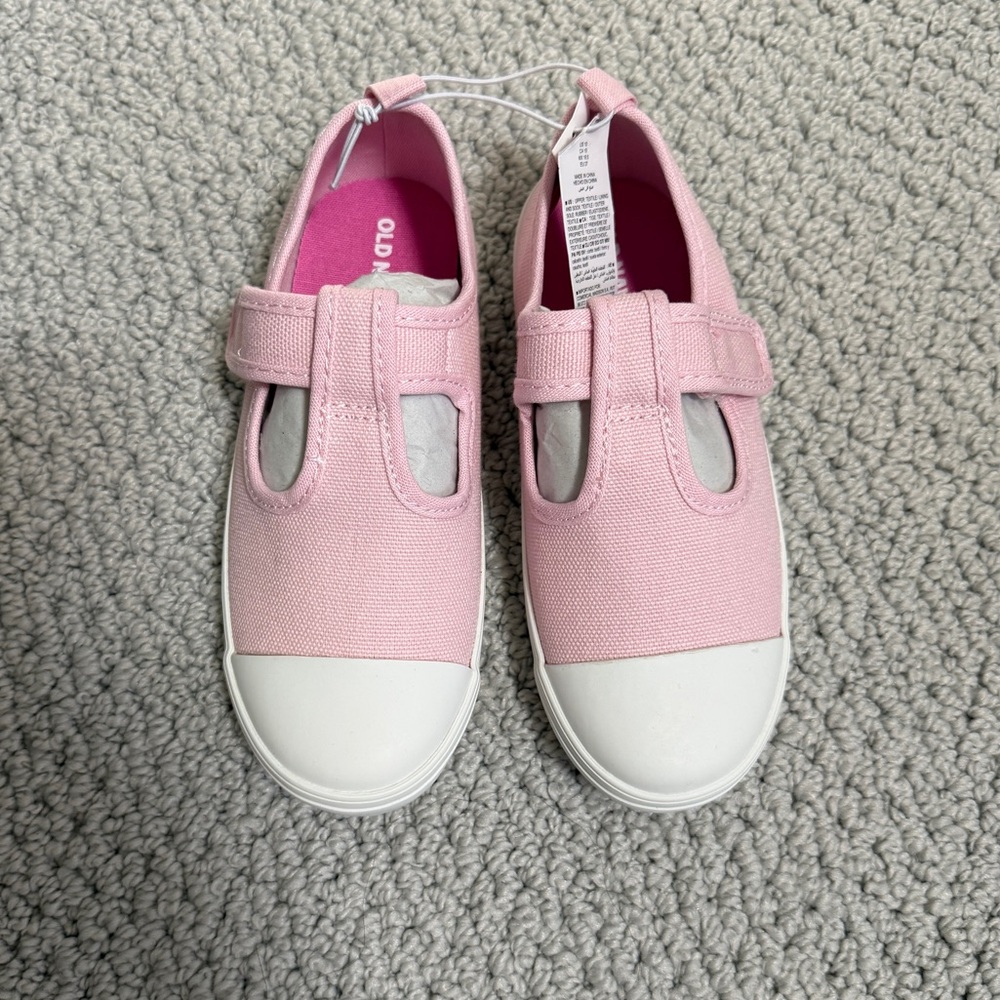 Old Navy Mary-Jane Canvas Sneakers, Toddler Size 10